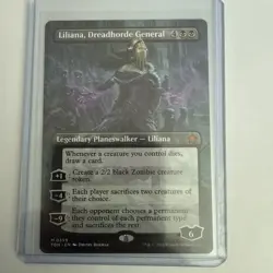 MTG Foundations Liliana, Dreadhorde General Borderless 0359 NM Mythic - Image 1