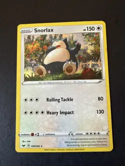 Pokemon TCG - Snorlax Cosmos Holo 140/202 - Sword and Shield Blister Exclusive - Image 1