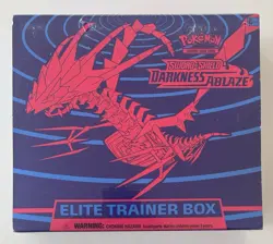 POKEMON Sword Shield DARKNESS ABLAZE ELITE TRAINER SEALED ETB - Image 1
