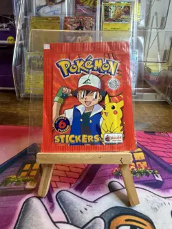 Topps Merlin Pokemon TCG 1st Series 1999 Sticker Booster Pack 4345129701008 - Image 1