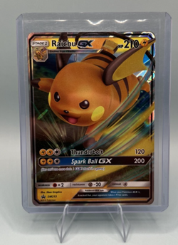 Raichu GX SM213 - NM Promo Rare Pokemon Card - US SELLER - Image 1