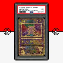 Pokemon PSA 9 Ancient Mew Mewtwo Strikes Back Movie Promo 2019 Japanese - Image 1