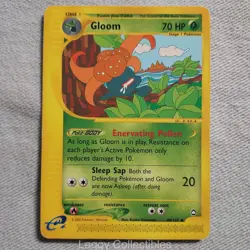 Pokemon Aquapolis 49/147 Gloom - Uncommon - Damaged - Image 1