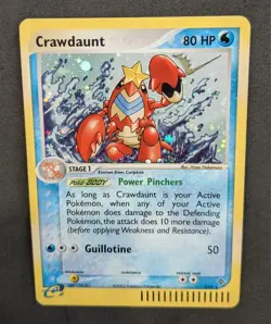 Crawdaunt 3/97 - Holo Rare - Dragon E-Reader- Pokemon Holo - LP - Image 1