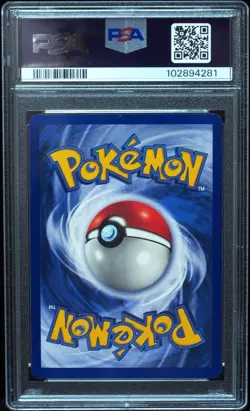 1st Edition Shadowless Pokemon Trader 77/102 Base Set Pokemon Card PSA 9 - Image 3