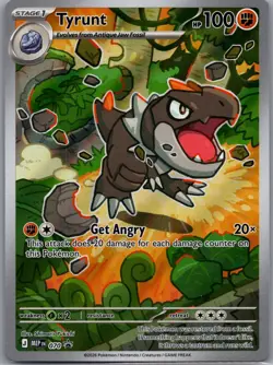 TYRUNT 070 HOLO PROMO ME: MEGA EVOLUTION PROMO POKEMON NEAR MINT - Image 1