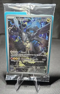 N’s Zekrom Black Star Promo Ascended Heroes ETB Pokemon #31 Sealed Pokemon - Image 1