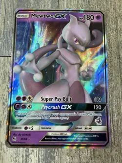 Pokemon TCG: Mewtwo GX 31/68 - Ultra Rare - Hidden Fates - *NM* - Image 1