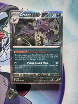 Pokemon TCG - Crobat - Chaos Rising Pre Release Stamp Promo Sealed Deck #ML - Image 1