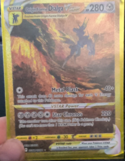 The Pokemon Company Origin Forme Dialga VSTAR GG68/GG70 Secret Holo English - Image 1
