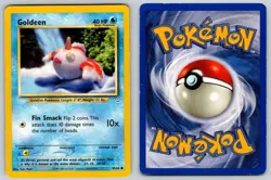 Goldeen 45/64 Unlimited Common Neo Revelation Pokemon Heavily Played - Image 3