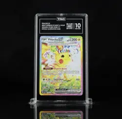 Pokemon Pikachu ex Surging Sparks Special Illustration Rare #238 TAG 10 Gem Mint - Image 1