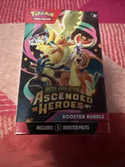 Pokemon Mega Evolution Ascended Heroes Booster Bundle Factory Sealed 6 Packs New - Image 1