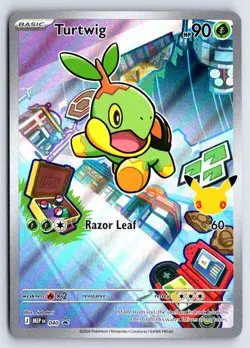 TURTWIG 040 ME: MEGA EVOLUTION PROMO POKEMON NM - Image 1
