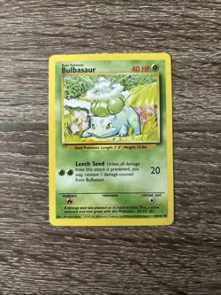 Pokemon TCG Bulbasaur Base Set 44/102 Regular NM - Image 1
