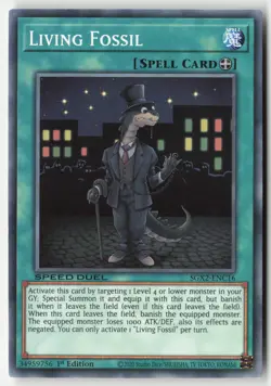 Yugioh - Living Fossil SGX2-ENC16 1st Edition - Speed Duel GX: Midterm Paradox - Image 1