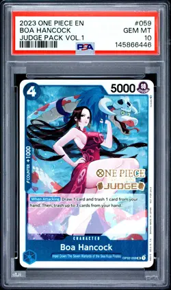 2023 ONE PIECE JUDGE PACK VOLUME 1 #059 BOA HANCOCK PSA 10 - Image 1