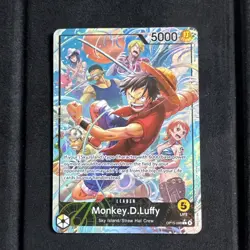 Monkey.D.Luffy - Alt Art Leader - Adventure on Kami's Island - OP15-098 - Image 1