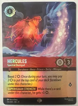 HERCULES Epic! DISNEY LORCANA Winterspell SPECTRAL DEMIGOD 214/204 - Image 1