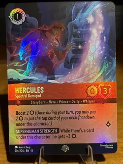 Lorcana: Hercules - Spectral Demigod 214/204 - Epic Foil - Winterspell - Image 1