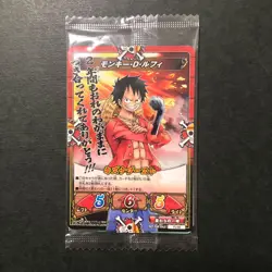 PREORDER Luffy Zoro Sanji Japanese One Piece V Jump Promo Kizuna Boost Card - Image 2