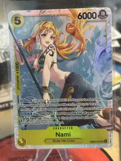 One Piece CCG Nami Heroine's Edition SR Foil Card EB03-053 NM - Image 1