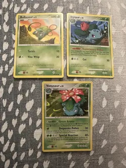 Pokemon Bulbasaur, Ivysaur & Venusaur 2009 93,62&13/147 Supreme Victors (3cards) - Image 1