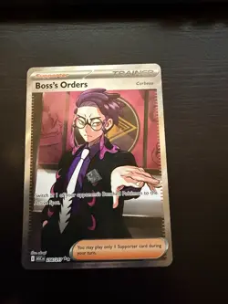 Boss's Orders 256/217 Full Art Trainer Secret Rare Pokemon Card NM - Image 1