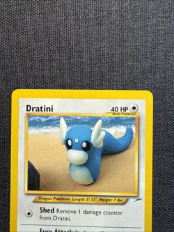 Dratini 63/105 Pokemon Neo Destiny Card - LP - Image 3