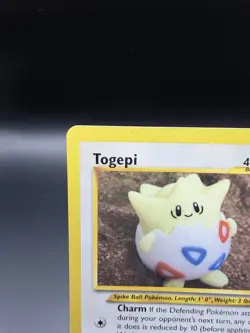 Togepi 56/105 Uncommon Yuka Morii Neo Destiny Pokemon Card MP/LP - Image 3