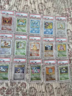 Pokemon Legendary Collection Reverse Holo PSA 1 Graded Lot. 15 Cards w Pictures - Image 1