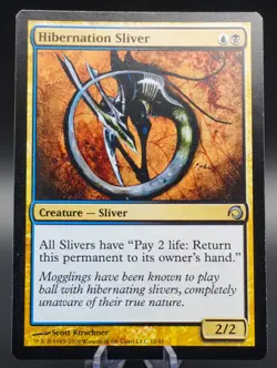 Hibernation Sliver, Uncommon, Foil, 12/41, Commander Masters NM/LP - Magic MTG - Image 1