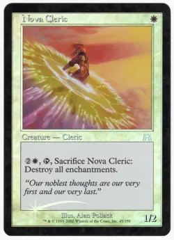 Nova Cleric 2002 Onslaught FOIL White Uncommon Creature MTG SP - NM AZ1 - Image 1