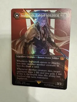 Sephiroth, Fabled SOLDIER (0382) (Borderless) Final Fantasy Foil MTG - Image 4