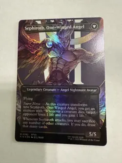 Sephiroth, Fabled SOLDIER (0382) (Borderless) Final Fantasy Foil MTG - Image 5