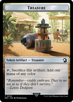 Treasure Token [Jurassic World Collection Tokens] Magic MTG - Image 1