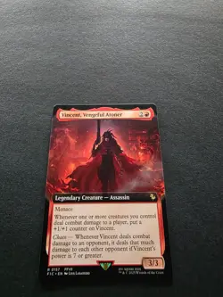 MTG: Vincent, Vengeful Atoner (Extended Art) 0157 (NM) Final Fantasy FIN - Image 1