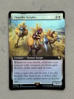 Chocobo Knights #102 Extended Art FOIL - MTG Final Fantasy FIC Commander - NM - Image 1
