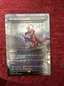 MTG Magic the Gathering FOIL Toxic Deluge / Merciless Poisoning SLD! - Image 1