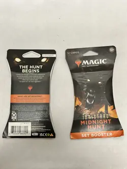 Magic the Gathering - Innistrad Midnight Hunt Set Booster 2 Packs- 12 Cars Each - Image 2