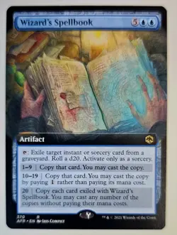 MTG Wizard's Spellbook Extended Art - Adv in the Forgotten Realms 370 Regular - Image 1