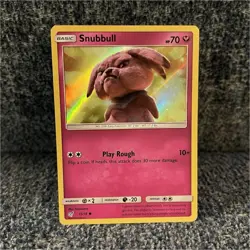 The Pokemon Company Snubbull Holo Common Detective Pikachu 15/18 EN 2019 - Image 1
