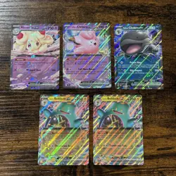 Journey Together ENG Double Rare EX Bundle / Lot of 5 - Pokemon TCG NEAR MINT - Image 1