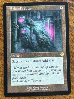 Ashnod's Altar #4 · The Brothers' War Retro Artifacts · Showcase · Non-Foil - Image 1