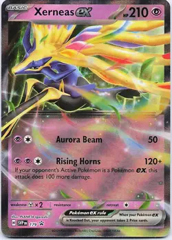 Xerneas ex - 179 Holo Scarlet & Violet Promo Pokemon Near Mint - Image 1