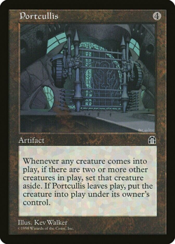 mtg magic Portcullis stronghold ENGLISH Herse forteresse - Image 1