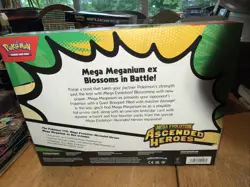 Pokemon Mega Evolution Ascended Heroes Mega Meganium Ex Box Factory Sealed - Image 2