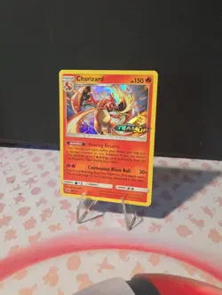 Pokemon TCG Charizard SM158 Holo Promo Team Up Stamped - Image 2