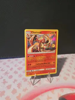 Pokemon TCG Charizard SM158 Holo Promo Team Up Stamped - Image 3