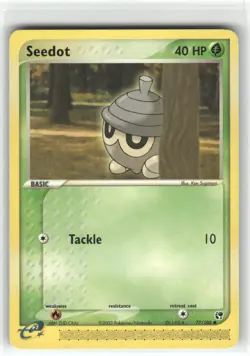 Seedot Sandstorm Common Pokemon Near Mint or Better - Image 1